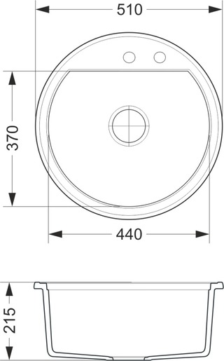 SINK SOLUTION sudoper LUMINA 10 PLUS, bež
