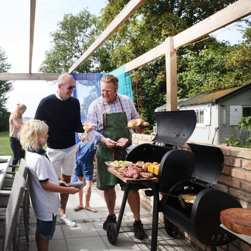LANDMANN roštij na ugalj SMOKER VINSON 200 82x128x149CM 11422