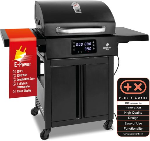 LANDMANN električni roštij 121x57x116CM 3200W 01192