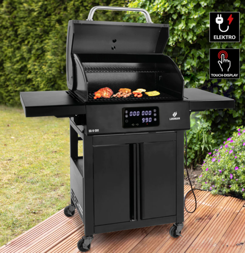 LANDMANN električni roštij 121x57x116CM 3200W 01192