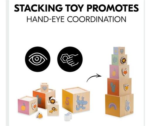 HAUCK drvena igračka Stack N Raise