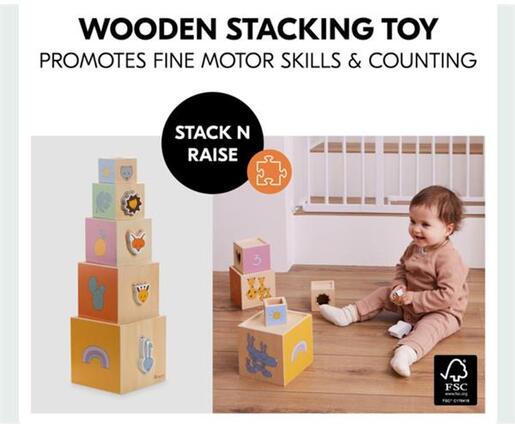 HAUCK drvena igračka Stack N Raise