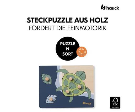 HAUCK drvene puzzle Kornjača