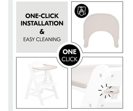 HAUCK stolić za hranilicu Beige