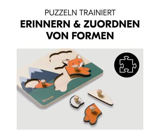 HAUCK drvene puzzle Lisica