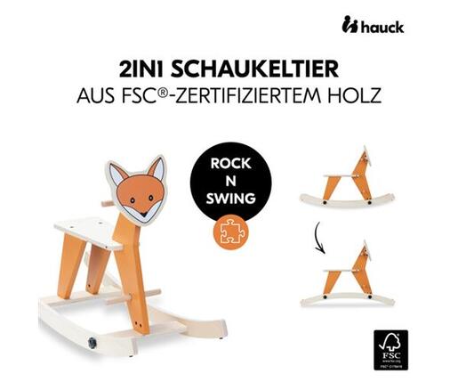 HAUCK životinja na ljuljanje Rock N Swing Fox