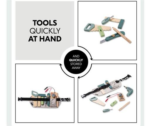 HAUCK drveni set za alat Learn to Work