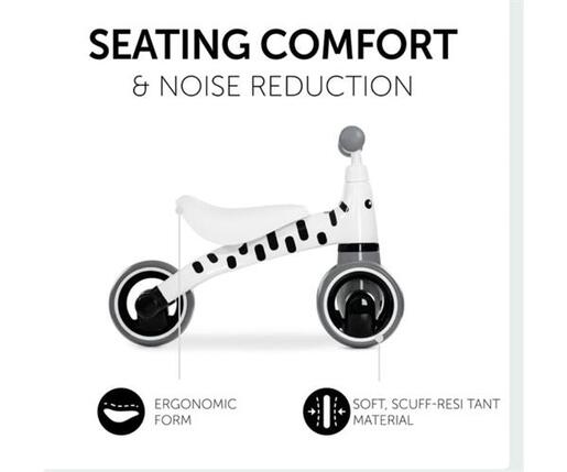 HAUCK guralica 1st Ride Three Zebra White