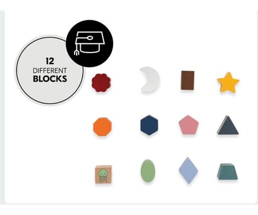 HAUCK drvena edukativna kocka sorto