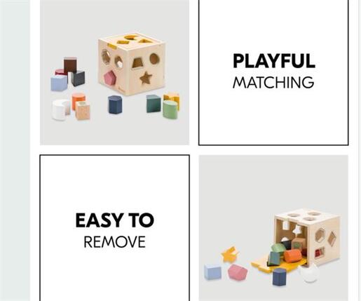 HAUCK drvena edukativna kocka sorto