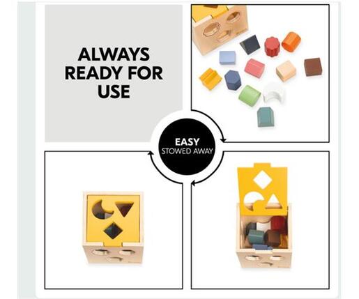 HAUCK drvena edukativna kocka sorto