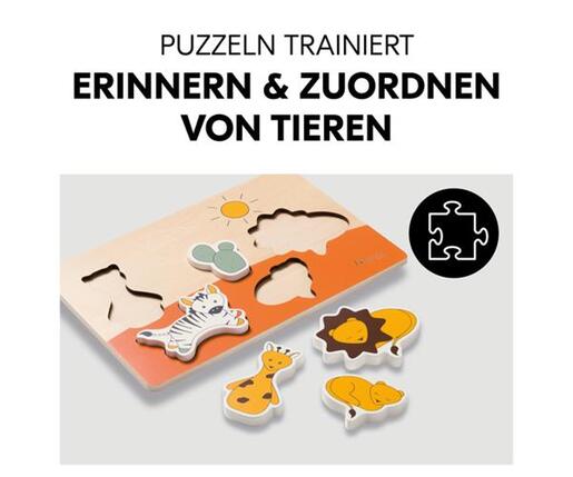 HAUCK drvene puzzle Safari