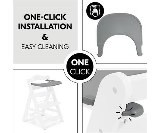 HAUCK stolić za hranilicu Grey