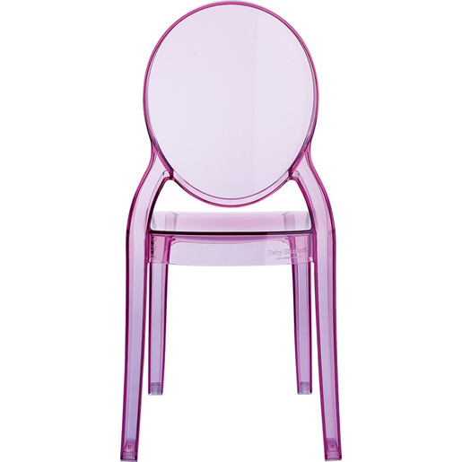 SIESTA Baby Elizabeth stolica - pink transparent