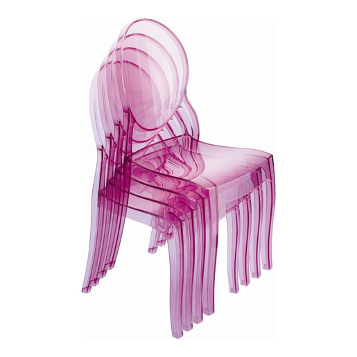 SIESTA Baby Elizabeth stolica - pink transparent