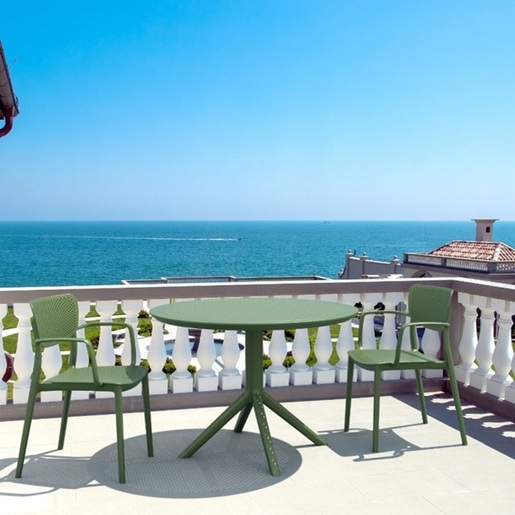 SIESTA Sky stol FI 105 - maslinasto zelena