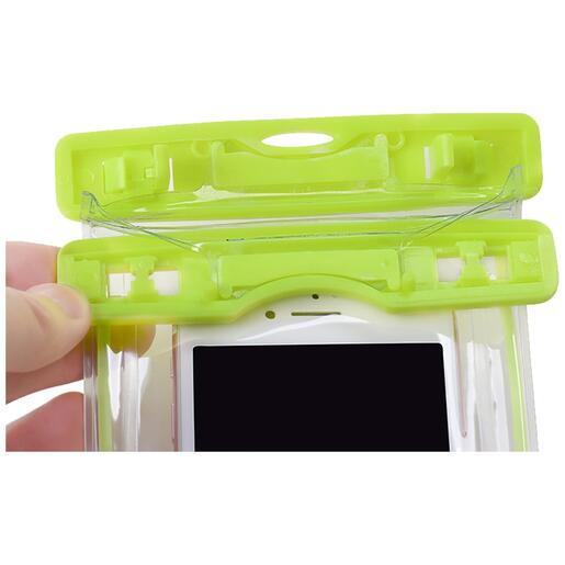 hoco. Torbica za mobitel, vodootporna, fluo zelena - Clear fantasy waterproof bag, GR