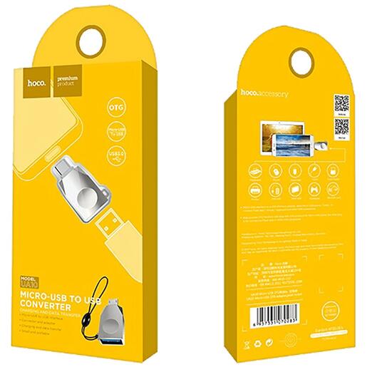 hoco. Adapter micro USB na USB, OTG  - UA10 Micro-USB to USB