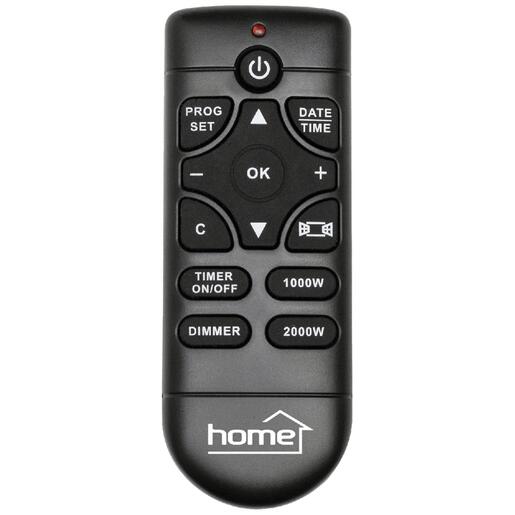 home Kamin, električni, 1800W, daljinski upravljač - FKKI 03