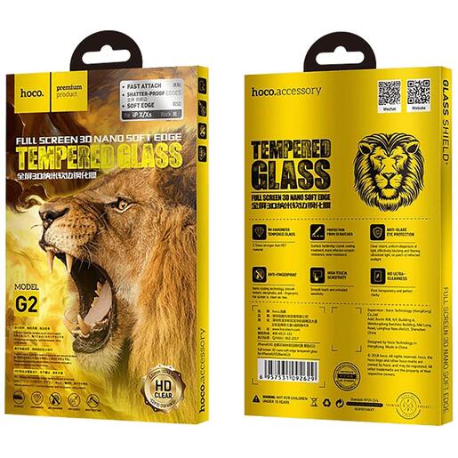 hoco. Zaštitno staklo za iPhone X / Xs / Xr / Xs  - G2 - Full screen 3D