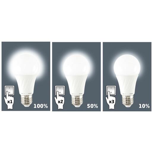 home Žarulja, LED, podesiva jačina, 1/5/10W, E27, 4200K, 220AC - LKD 10 / 27H
