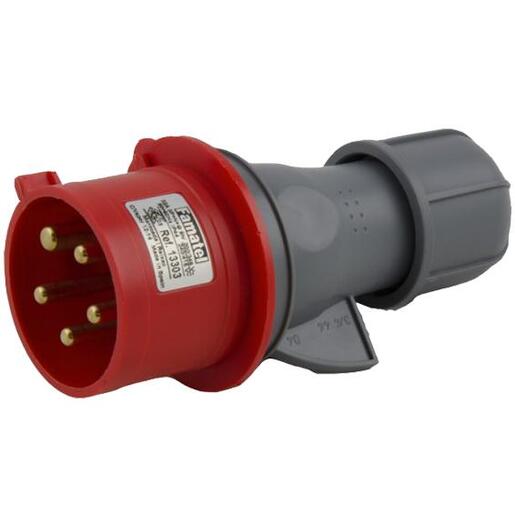 Famatel Utikač, 32A/380÷415, 5 Polni (3P+N+E), IP44 - 13303