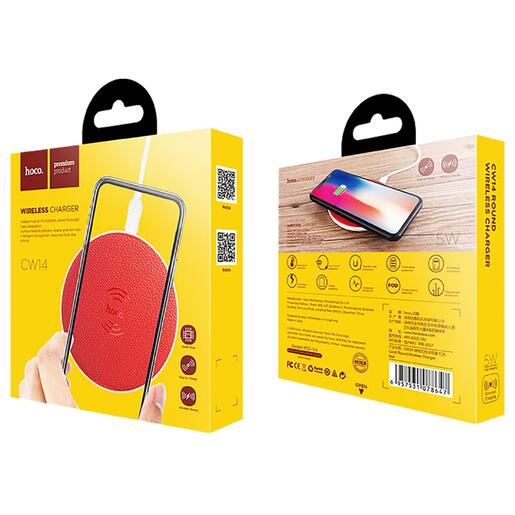 hoco. Punjač bežični, univerzalni, za smartphone - CW14 Wireless charger, RD