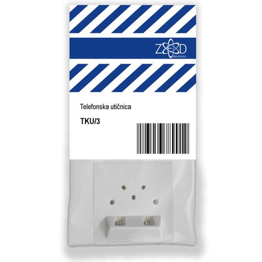 ZED electronic Telefonska utičnica, 2 x mikroutikač, 1 x tropolni utikač - TKU/3