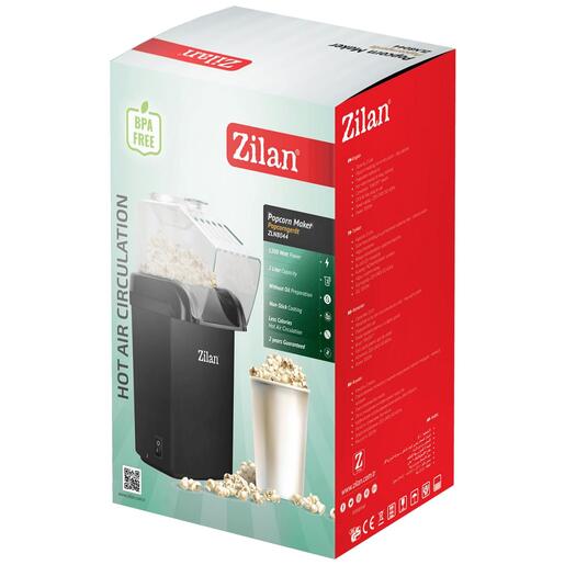 Zilan Aparat za kokice, 1200W, crni - ZLN8044 BLACK