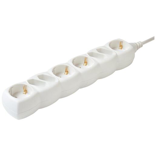 home Produžni kabel, 8 utičnica, 3 x 1.0 mm², 3met - NV 18-3/W