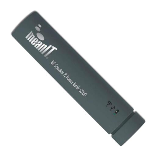 Meanit Punjač prijenosni za mobitele +  BT zvučnik, 5200mAh - PPS6