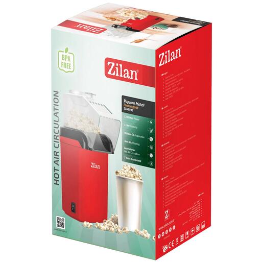 Zilan Aparat za kokice, 1200W, crveni - ZLN8044 RED