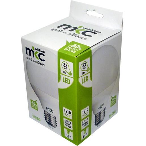 MKC Žarulja, LED 14W, E27, 4000K,prirodno bijela svjetlost  - LED GLOBO E27/14W-N