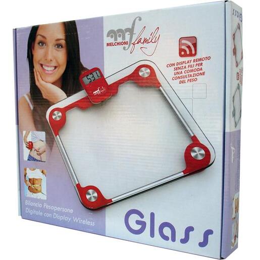 MELCHIONI family Vaga, Ultra-tanka, do 150Kg, Wirelles LCD display, prozirna - GLASS R
