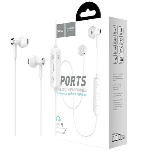 hoco. Slušalica bežična, sport, Bluetooth, 80 mAh, 3.5 h, bijela - ES21 Wonderful sports White