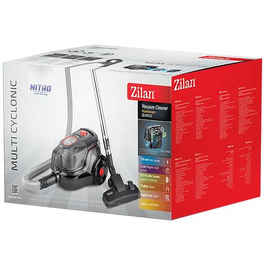 Zilan Usisavač sa posudom, 750/160 W, HEPA filter - ZLN3512