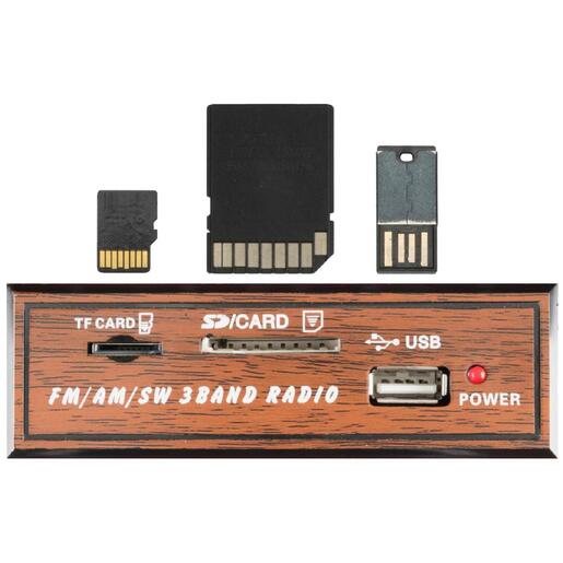 SAL Zvučnik bežični, Bluetooth, 4in1, FM, MP3, AUX, Retro dizajn - RRT 3B
