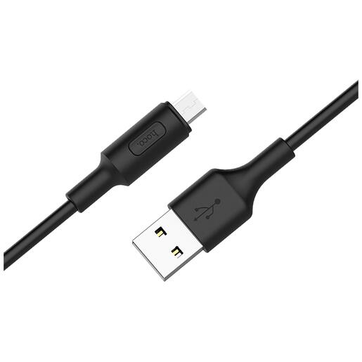 hoco. USB kabel za smartphone, micro USB kabel, 1 met., 2 A, crna - X25 Soarer Micro USB, Black