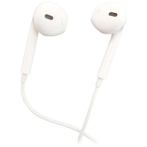 Meanit Slušalice, stereo, 3,5mm, univerzalne, bijele - SLUNI4
