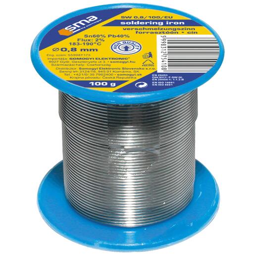 SMA Tinol za lemljenje, Ø0.8 mm - SW 0.8/100