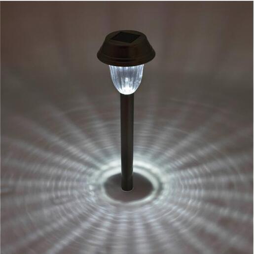 home Solarna vrtna LED lampa, metalna, set 4 komada - MX 807/4