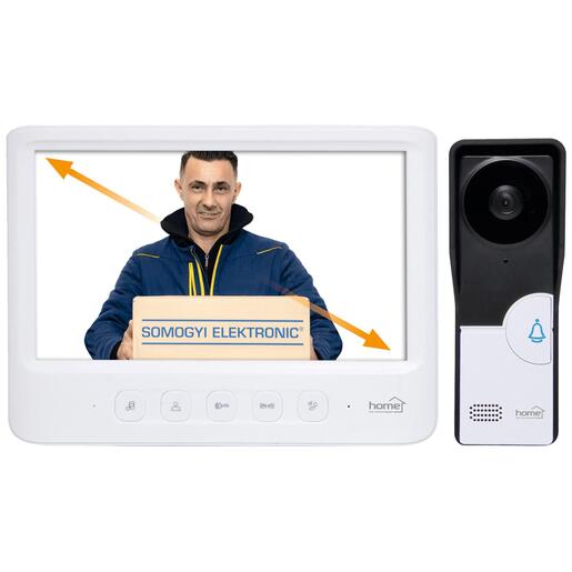 home Žični video interfon, 7" LCD ekran, elekt. otvaranje vrata - DPV 26