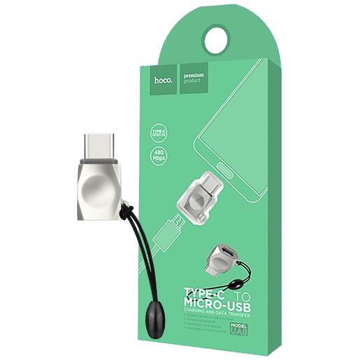 hoco. Adapter USB type C / Micro USB, OTG - UA8 Type C to Micro USB