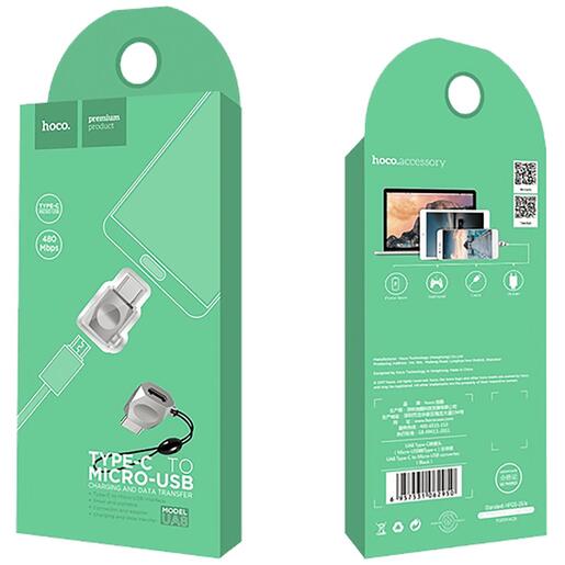 hoco. Adapter USB type C / Micro USB, OTG - UA8 Type C to Micro USB