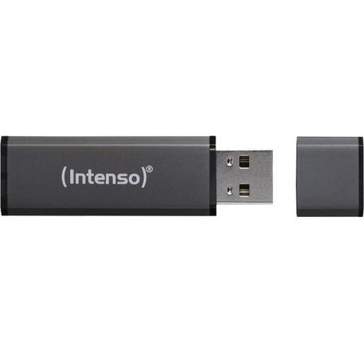 (Intenso) USB Flash drive 16GB Hi-Speed USB 2.0, ALU Line - USB2.0-16GB/Alu-a