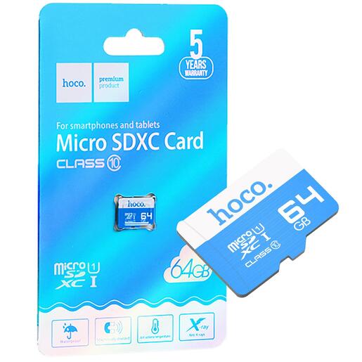 hoco. Micro SD kartica, 64GB, class 10 - MicroSD 64GB Class10 (85829)