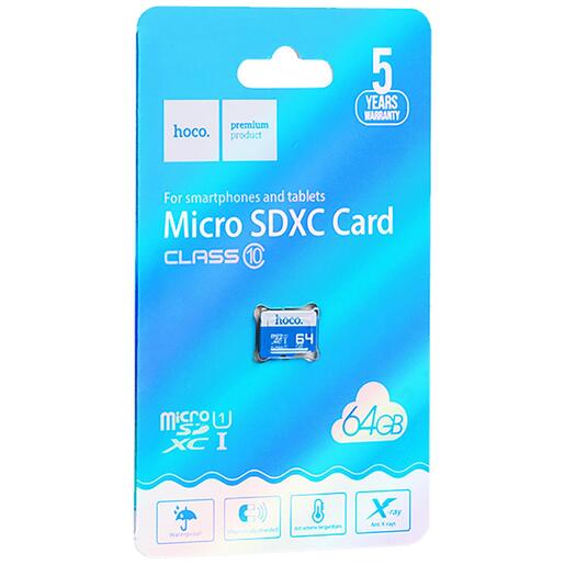 hoco. Micro SD kartica, 64GB, class 10 - MicroSD 64GB Class10 (85829)