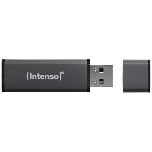 (Intenso) USB Flash drive 64GB Hi-Speed USB 2.0, ALU Line - BULK USB2.0-64GB/Alu-a