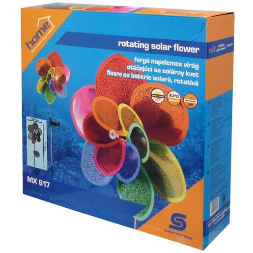 home Solarna vrtna dekorativna svjetiljka, rotirajući cvijet - MX 617