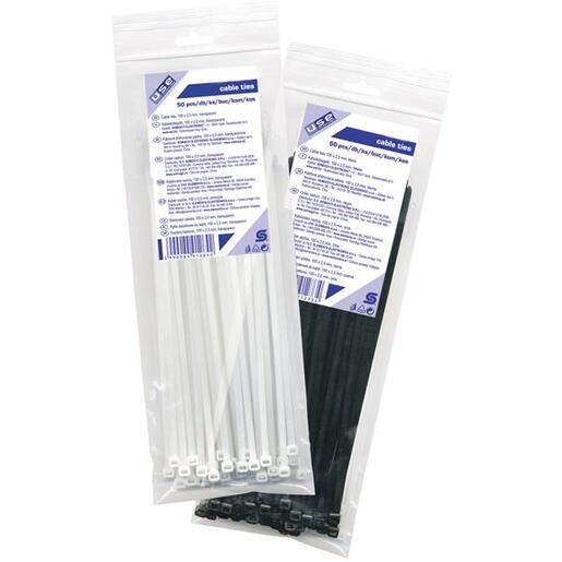 USE Plastične vezice 2,5mm x 100mm, pakiranje 50 kom. - CT 100/2,5